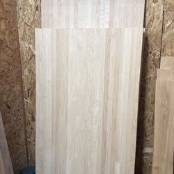 4 Maple Table Tops Unfinished 