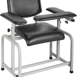 Large Black Chair with Adjustable Armrest * New 