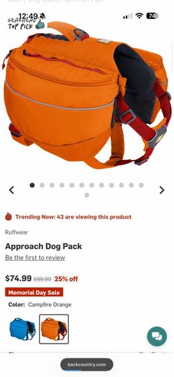 Ruffwear Dog Hiking Vest/ Outward Hound Life Jacket
