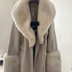 Edén Sky Fur/Gator Coat (faux)