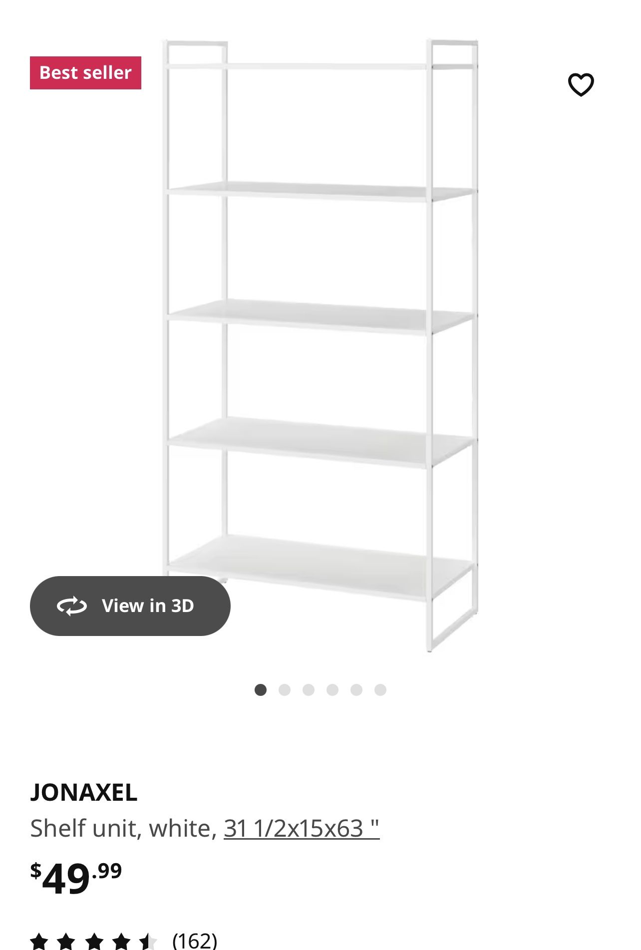 IKEA White Bookshelf