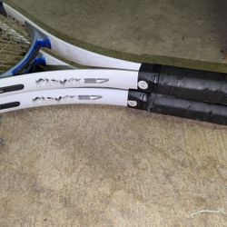 Pair-o-Tennis rackets 