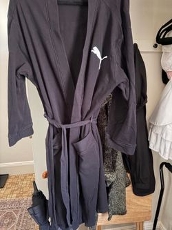 Long Cotton Robe PUMA LOGO