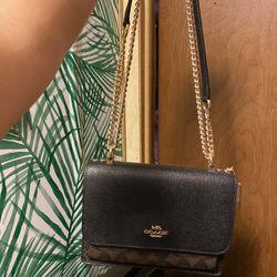 Coach Purse Gold Tone 