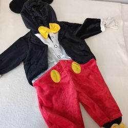 Mickey Mouse Tuxedo Halloween Costume (3-6 Months) Toys R Us Disney Baby 1-piece