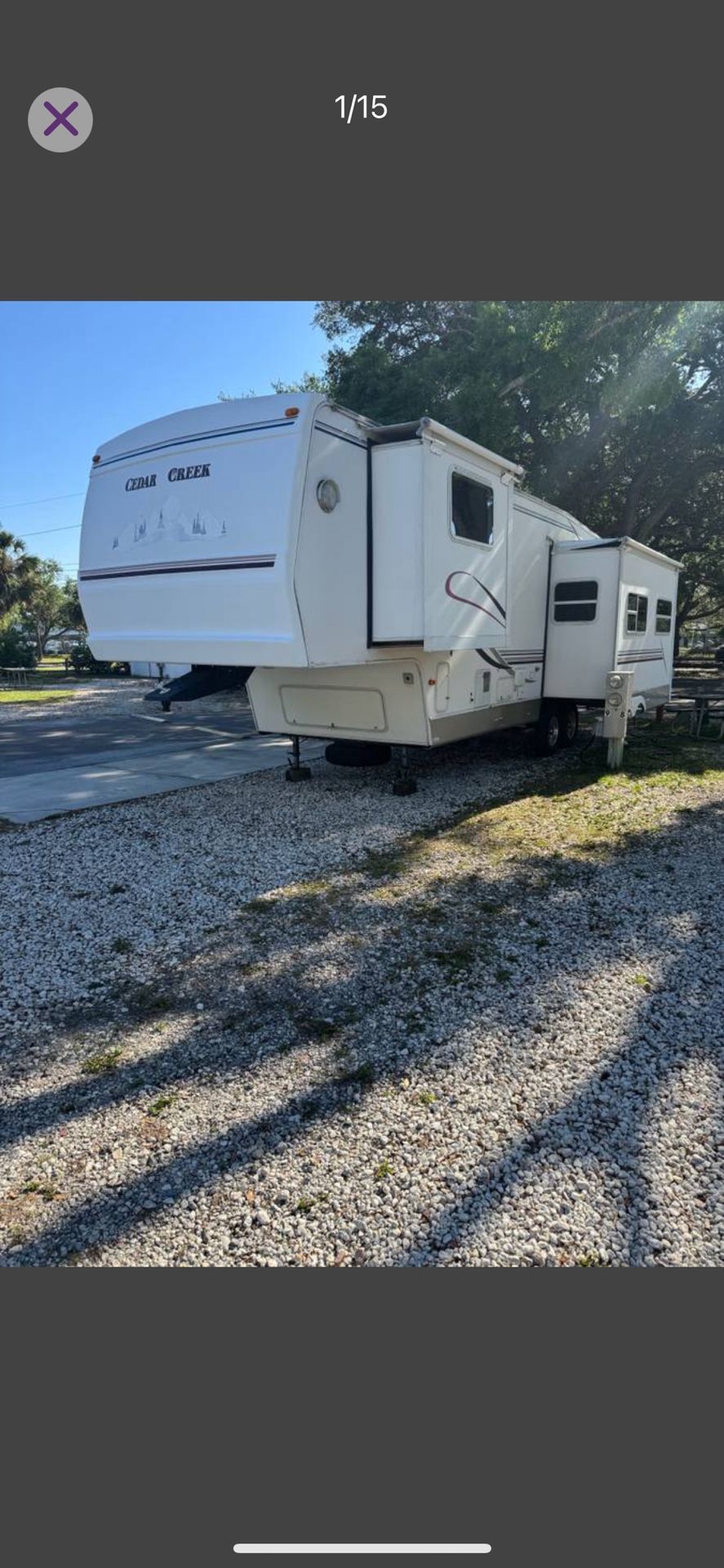 2001 Cedar Creek 5th Wheel