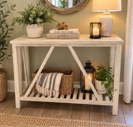 Farm house console table