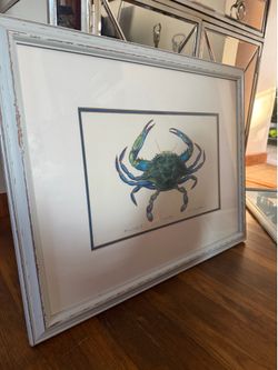 RB Harman watercolor blue crab