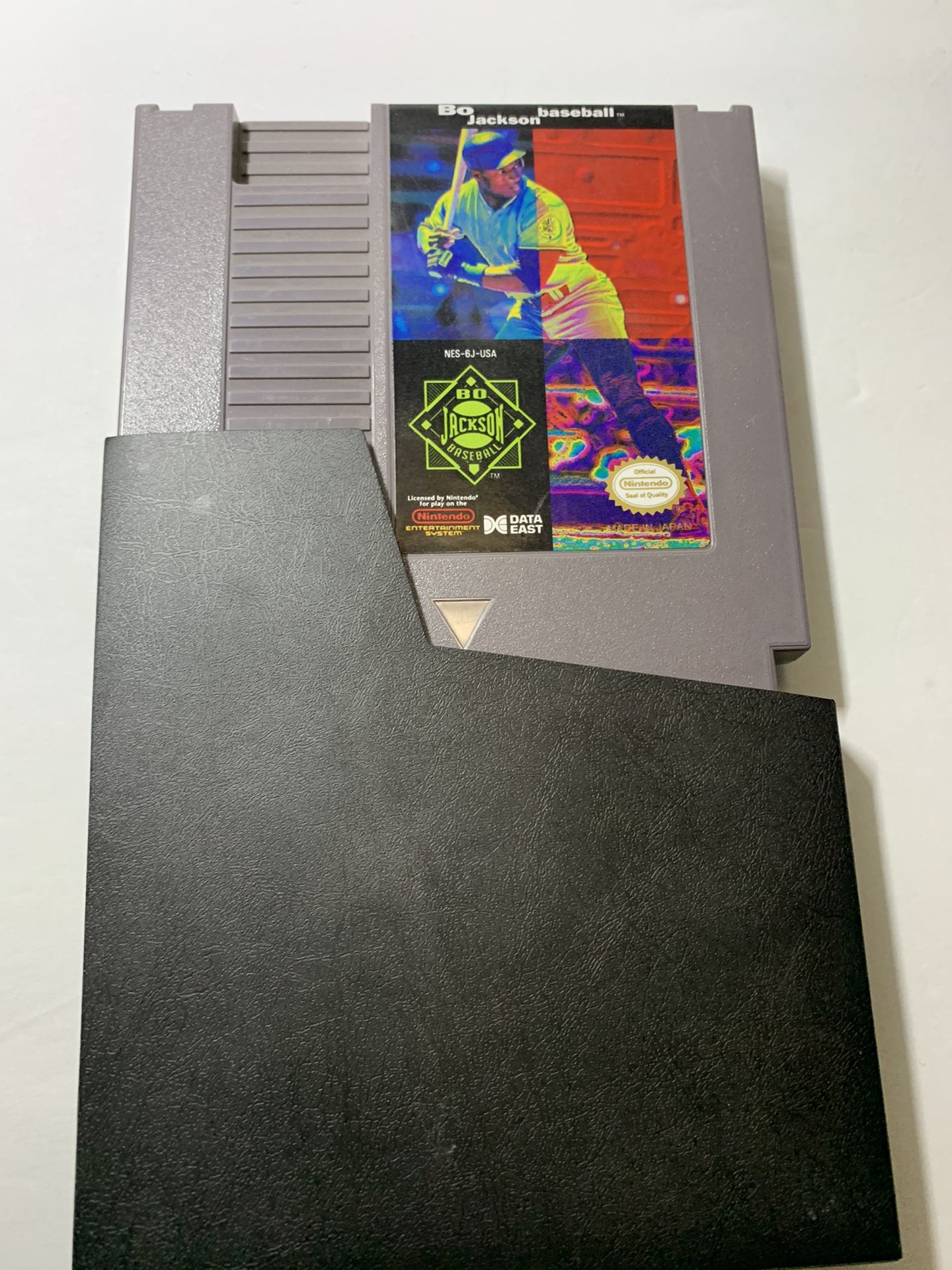 Bo Jackson Baseball Nintendo NES Authentic OEM Game Cartridge & Manual - Tested. A1