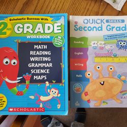 2 Second Grade workbooks- barely used.