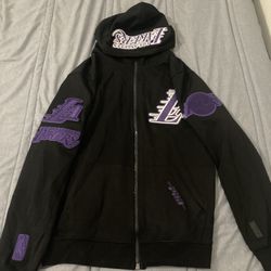 Pro Lakers Zip- Hoodie. 