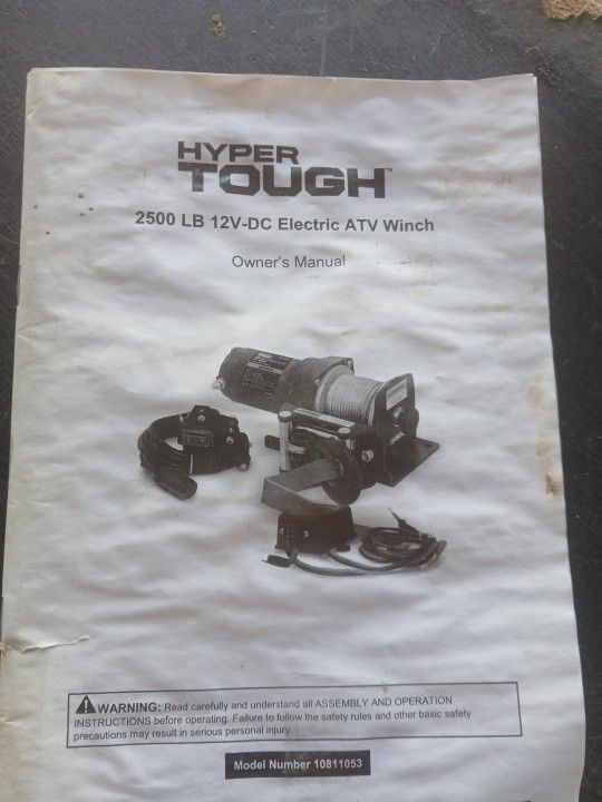 2500lb12vdcelectric ATM Winch