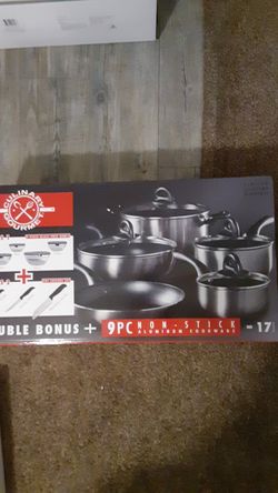 9 pc cookware set.....nonstick