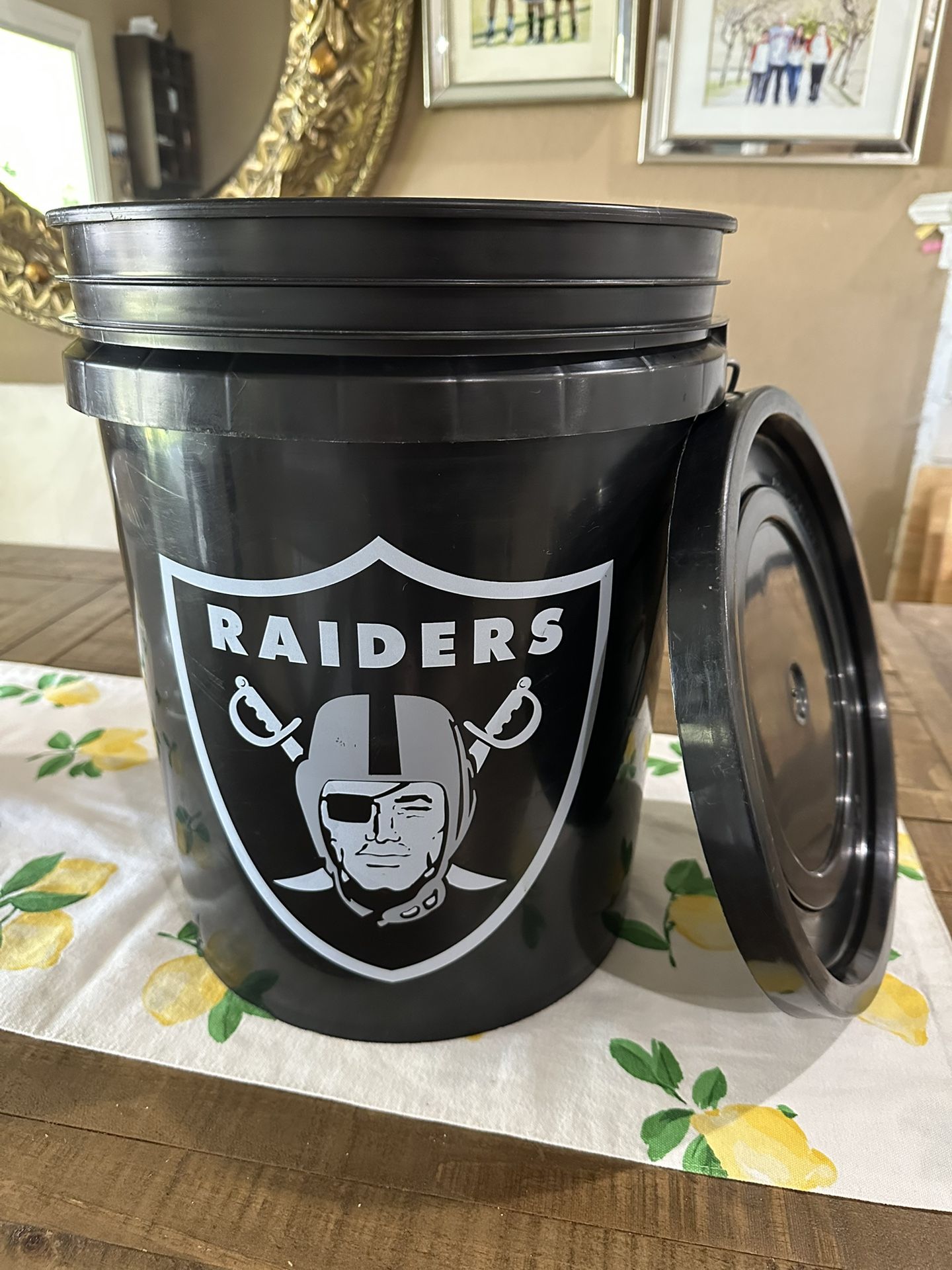 Las Vegas Raiders 5 Gallon Bucket