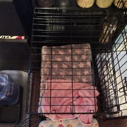 used medium dog cage