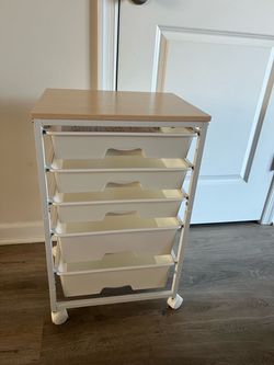 Brand new storage drawer rolling cart