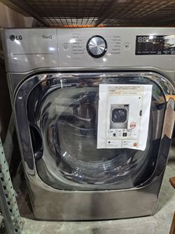 9.0 cu ft megabcapacitu smart if front gas loader w/turbo steam