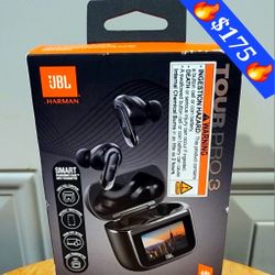 🔥JBL Tour Pro 3 True Wireless Noise-canceling Earphones - Black
🔥 $175 Firm On Price,AUTENTIC JBL