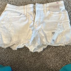 White Shorts