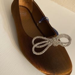 Rhinestone Dressy flats White Mountain Bow