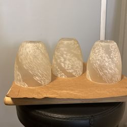 Bell Shape Glass Lamp Set