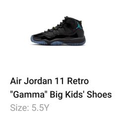 Jordan Retro 11 "Gamma" (Size 5.5Y)