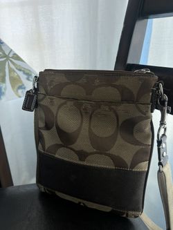 Coach Signature Jacquard Crossbody Bag