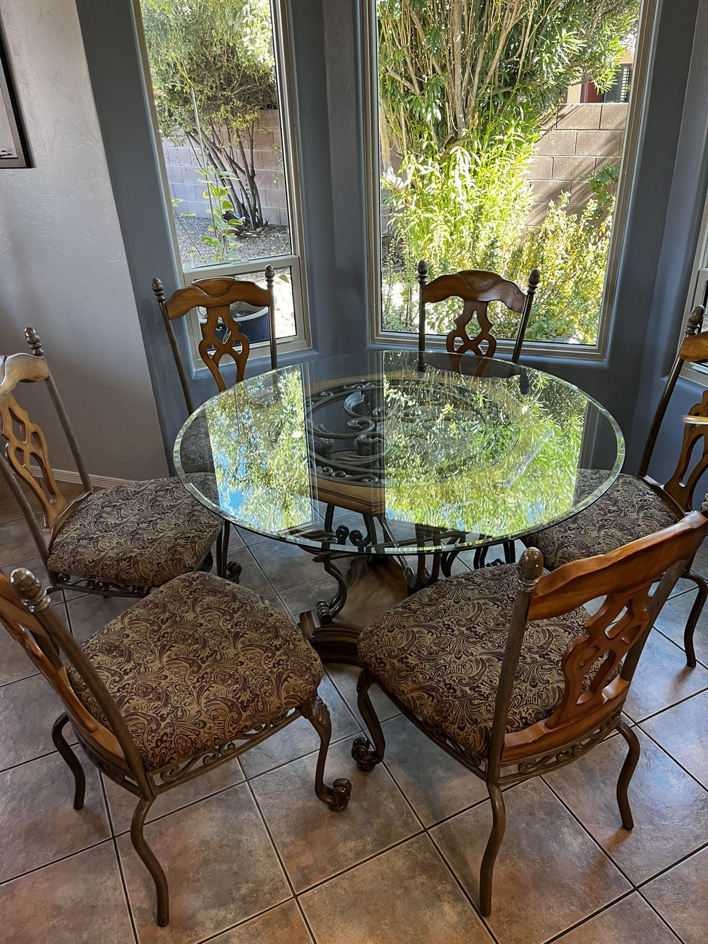 Ashley Furniture Santa Barbara Rustic Oak Dining Set