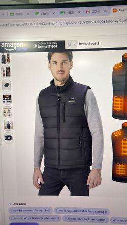 Men’s heated vest