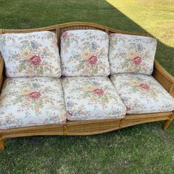 Rattan Couch