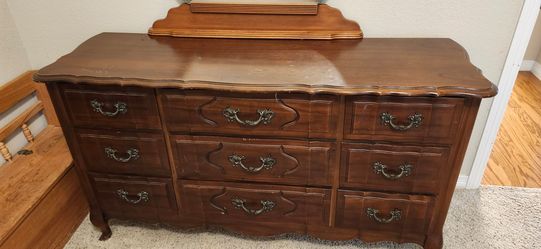 Solid wood dresser