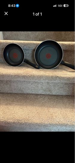 2  PCS  Sets T- Fal Nonstick Pan