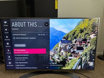 55” LG UH7650 Smart TV
