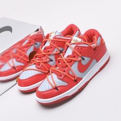 Nike Dunk Low Off White University Red 14