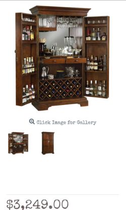 Sonoma Hide-A-Bar Cabinet by Howard Miller