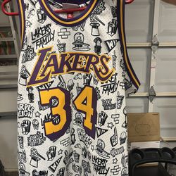 Mitchell & Ness Shaquille (Shaq) O’Neal Los Angeles Lakers Vintage Jersey 