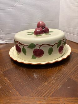 Franciscan Cake Platter with Cover