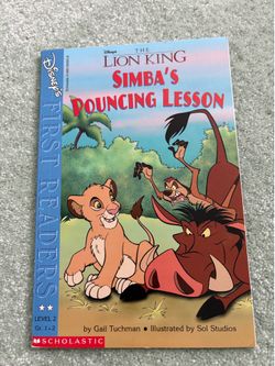 Disney's First Readers Level 2 Simba's Pouncing Lesson Lion King Gail Tuchman
