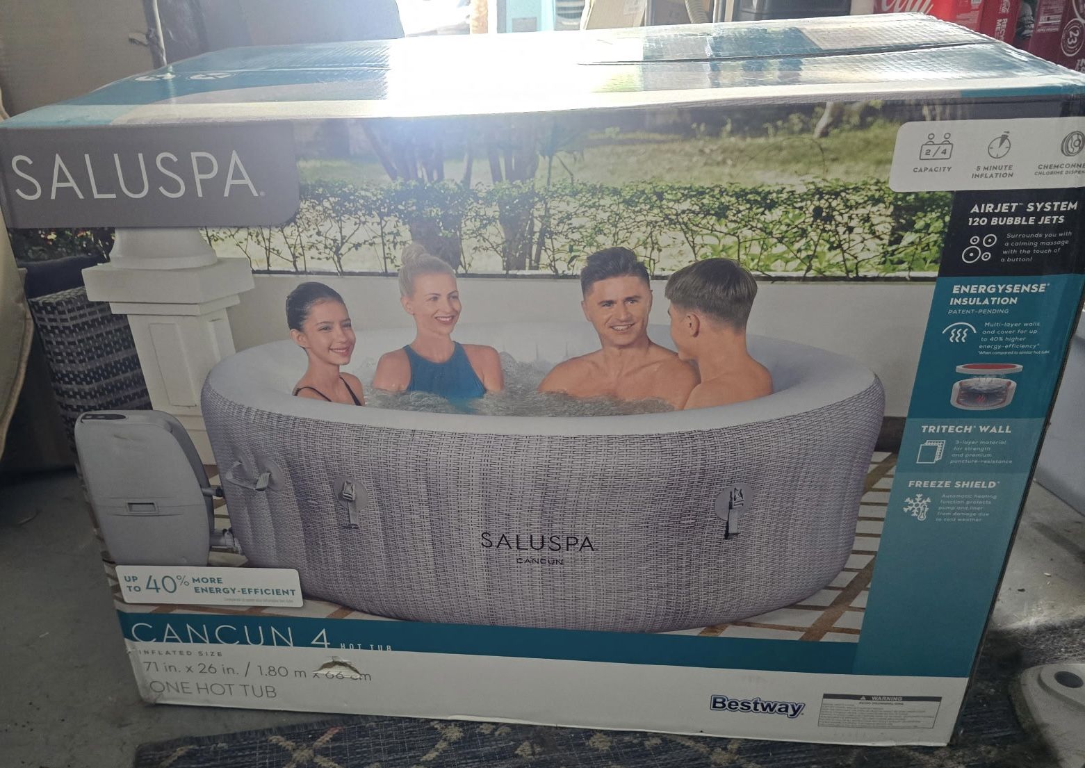 Portable Hot Tub-Brand New Unopened Box