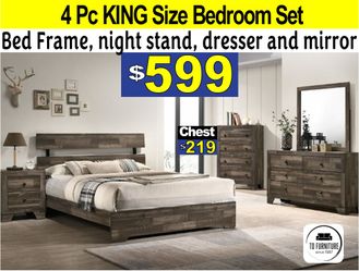 KING bedroom set