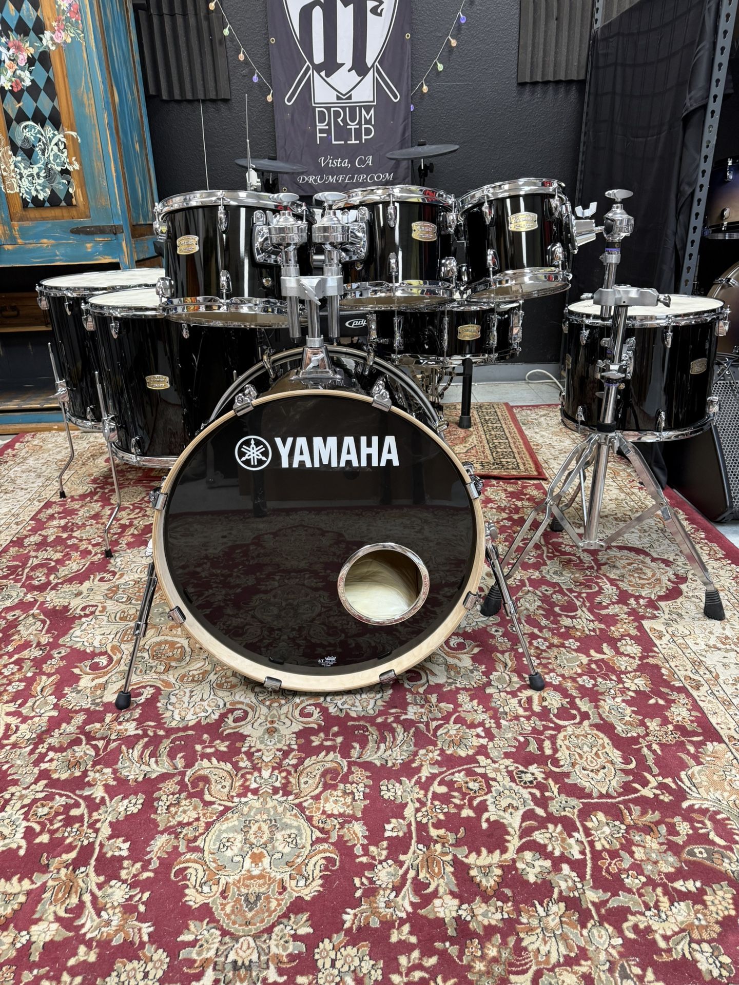 Yamaha Stage Custom 8pc Drum set
