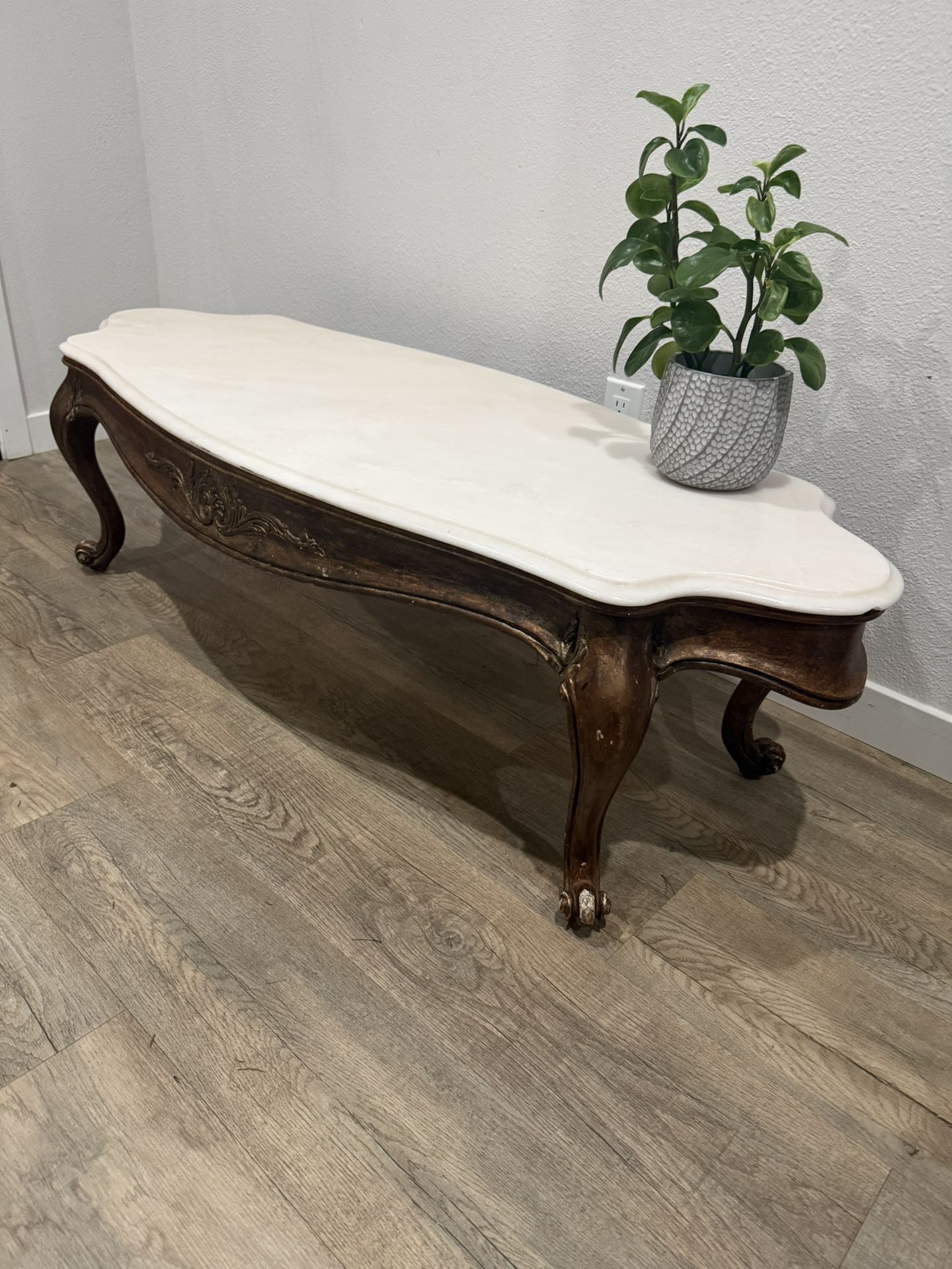 ELEGANT Coffee table - Rococo, Louis XV, French Provincial - heavy marble - delivery available