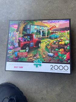 Quilt farm puzzle 2000