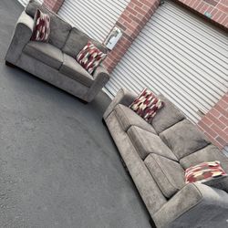 awesome, Some Nice Two-Piece Couch And Love set