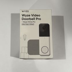 Wyze Video Doorbell Pro + Chime Pro – Wireless Smart Doorbell Camera (HD Video) 