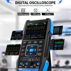 FNIRSI 2C53T Upgraded Handheld Oscilloscope, 50MHz Bandwidth