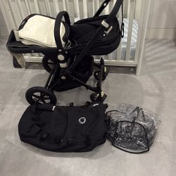Bugaboo Stroller - 3in1 With Bag And Accessories 