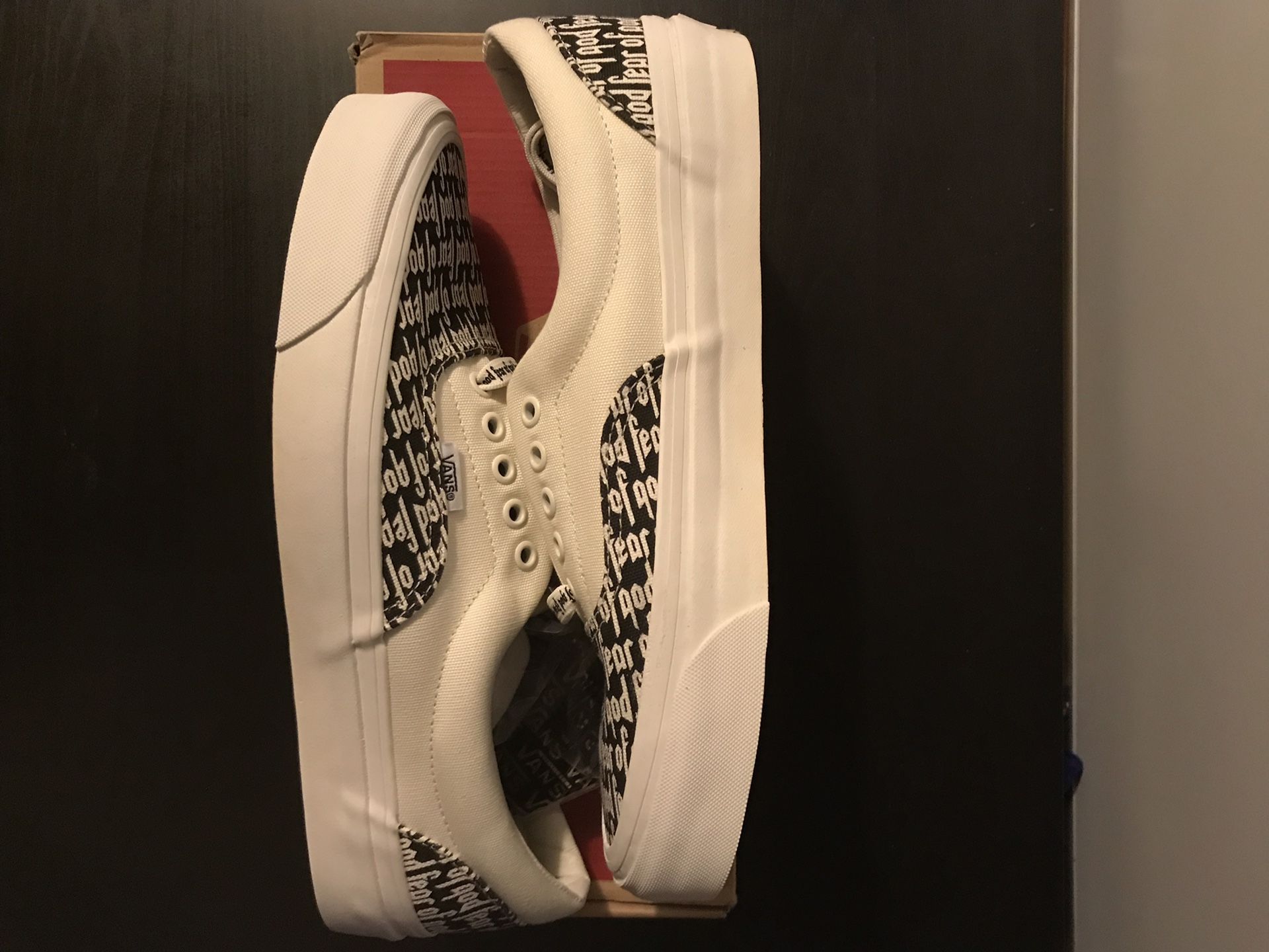 Fear of God x Vans marshmallow size 10