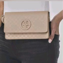 Giorgio Armani Monogram Crossbody Bag