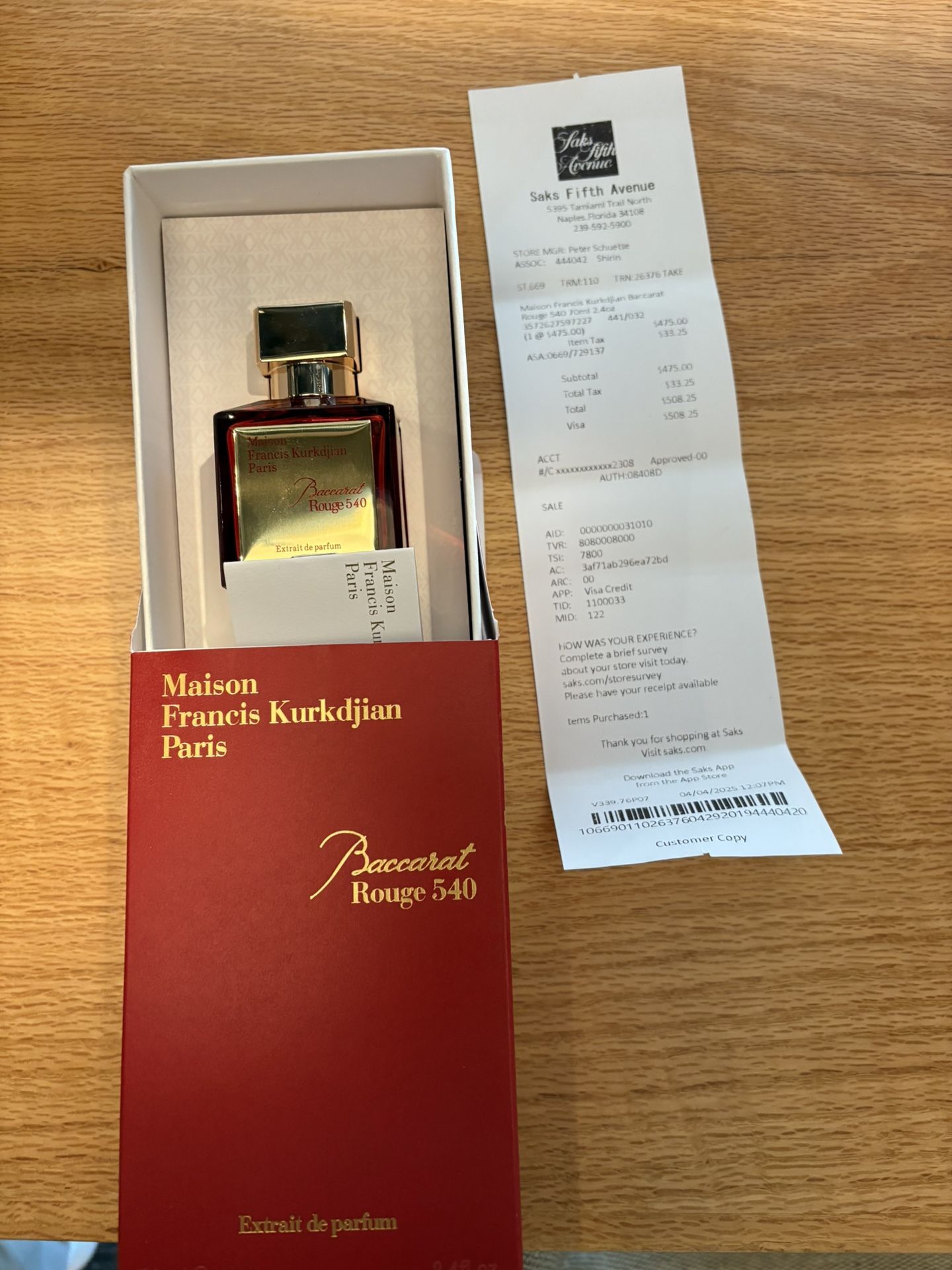 3 Baccarat Rouge 540 70ML 